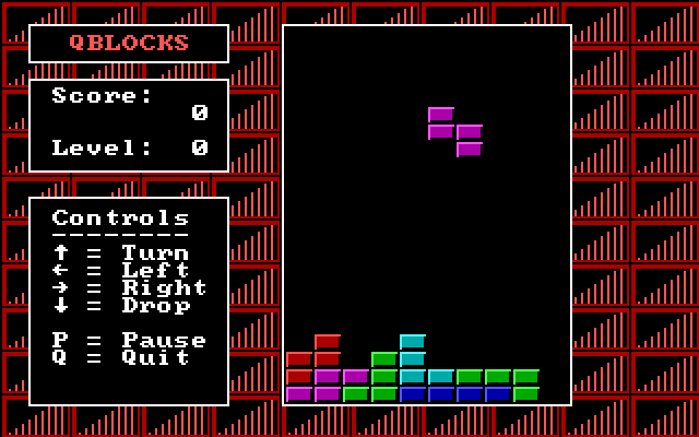 DosGamesCOM's tweet photo. Random game of the day:
RBlocks (Tetris Style: Rich Ware, 1993)

Download/play: https://t.co/6rSAs73x7b

#dosgaming #retrogaming #tetris #puzzle #blocks #sourcecode #quickbasic https://t.co/OXGDB6plmE