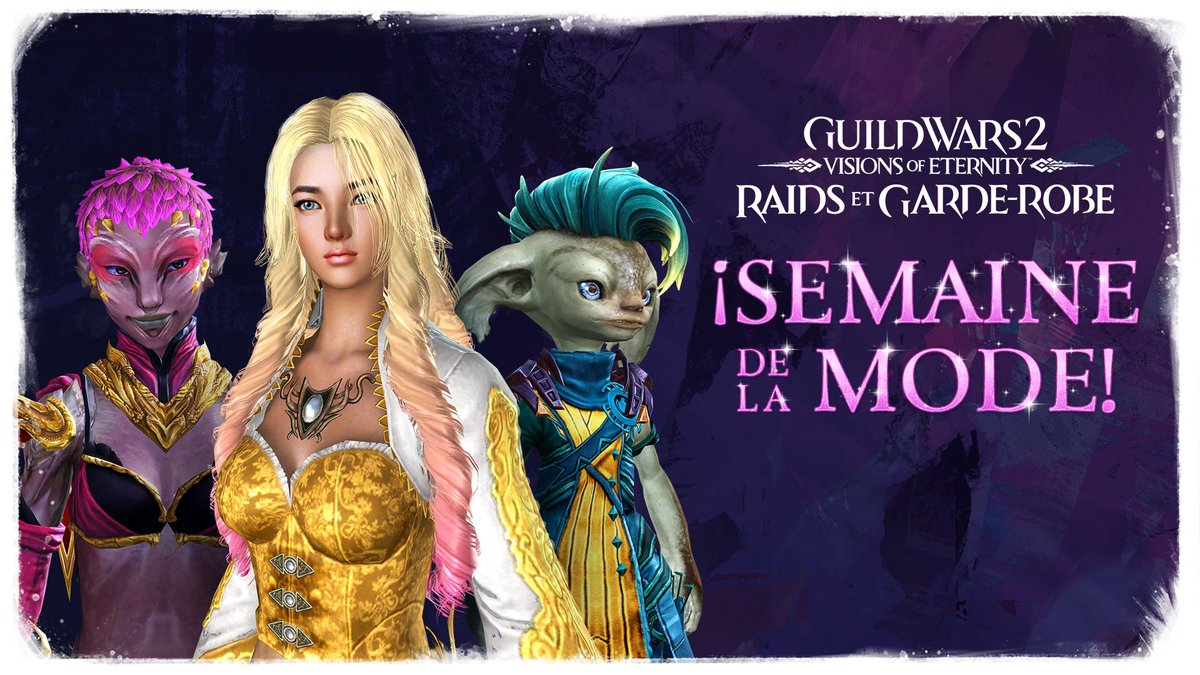 Préparez-vous à faire tourner les têtes, Tyriens ! "Dieu de la mode parmi les Hommes", un défi digne des podiums arrive le 3 février ! Commencez maintenant à composer vos looks les plus divins. Plus de détails à venir !
#FashionWars