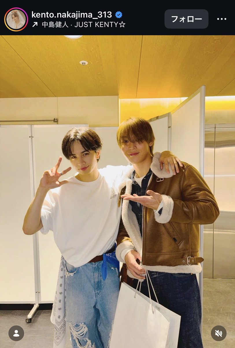 ケンティーさんのインスタに與那城さん…！？！？！？

instagram.com/p/DUDbdg6EoXH/… #JO1 #與那城奨