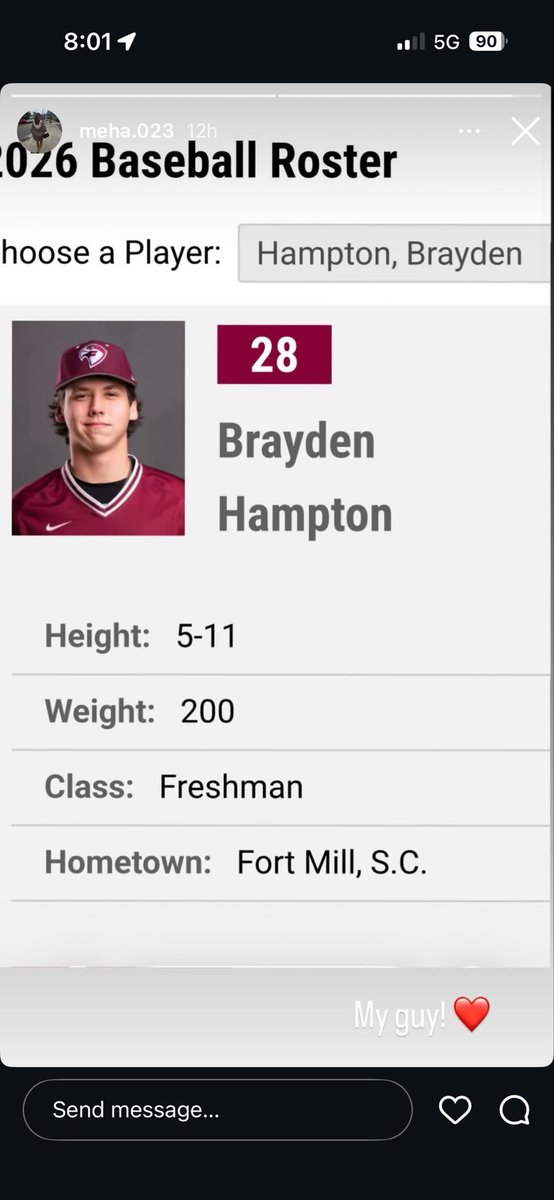 My guy <a href="/BraydenHampton1/">Brayden Hampton</a>  is about to do big things. So proud of the work he’s put in. 
<a href="/champton2030/">Conor Hampton</a> is next. 

Thanks to <a href="/Megastarbasebal/">Charlotte Megastars Baseball</a>, a true showcase program.