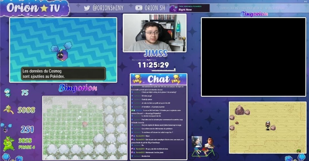 Je commence assez bien l'année ! Cette shasse m'a été donnée pour le Bingorion 2026 par Roulette. Il s'agit de Cosmog en resets sur Ultra soleil qui tombe en 251 resets ! Renomée Orion pour des raisons évidentes ! Prochaine cible du Bingorion 2026 est Celebi sur crystal
