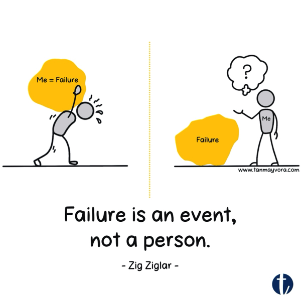 DinaDSmith's tweet image. Failure is an event—not a person.

When you separate what happened from who you are, learning accelerates and confidence stays intact.

Own the outcome.
Keep your core.
Extend the same grace to others.

Illustration from @tnvora 

#Leadership #Failure #GrowthMindset