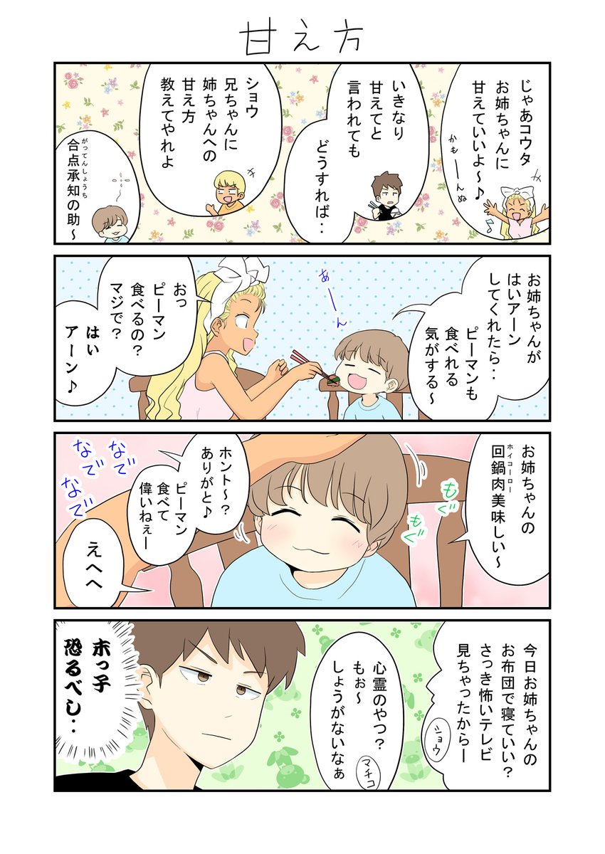 「生活班5班233」
親や姉や兄を見て生きてきて、年上達にどう気に入れられるかの能力が高い末っ子。 