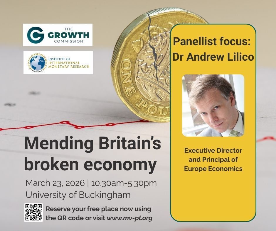 Panellist focus: Dr Andrew Lilico is Executive Director and Principal of Europe Economics, with over 15 years’ experience of providing expert economic advice to clients around the world. He is one of Britain’s leading authorities on regulatory cost of capital analysis and at