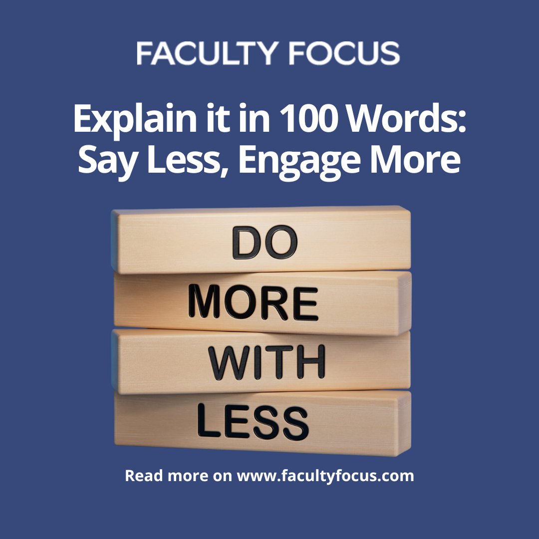 Faculty Focus tweet media