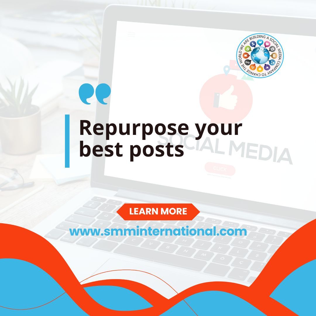 #SocialMediaTip: Don’t let great content get buried. Repost, update, or reformat it for new platforms.