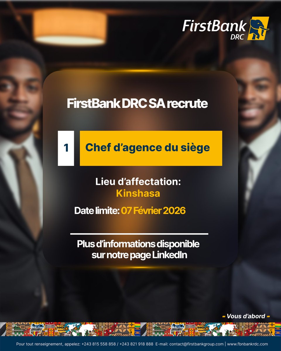 FirstBank DRC tweet media
