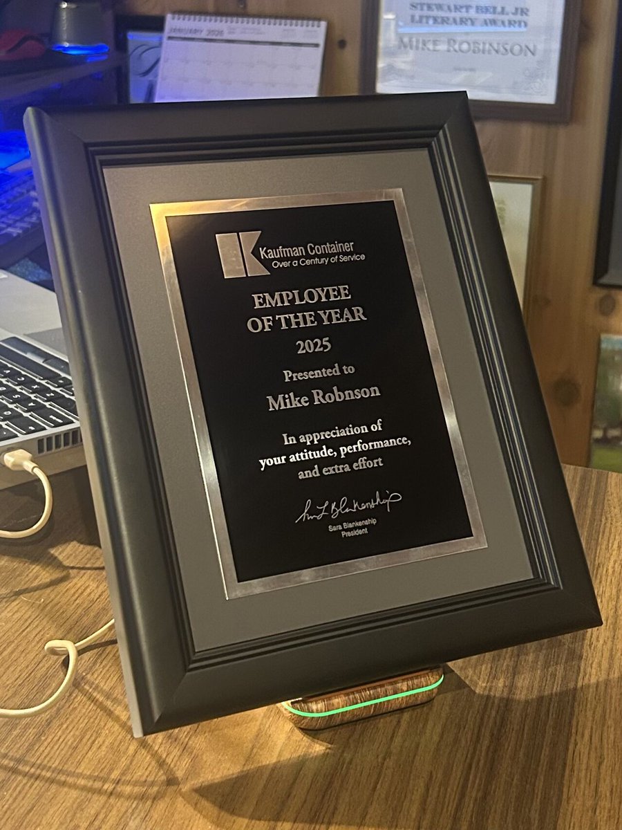 We are so incredibly proud to recognize Mike Robinson as our Employee of the Year for 2025 💙

We are so lucky to have you, Mike. Thank you for your hard work, your kindness, and the positive impact you make every day. This recognition is so well deserved. 💙
