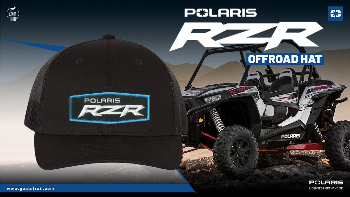 GoatsTrail's tweet image. 🚙 Off-road warriors, this one’s for you! 🏁🔥 The Polaris® RZR Offroad Hat is rugged, breathable, and adventure-ready! 💨💪

💥 Gear up &amp;amp; explore more! goatstrail.com/collections/wo…

#PolarisRZR #OffRoadGear #TrailLife #AdventureAwaits #MudLife #ExploreMore #RZRAddict