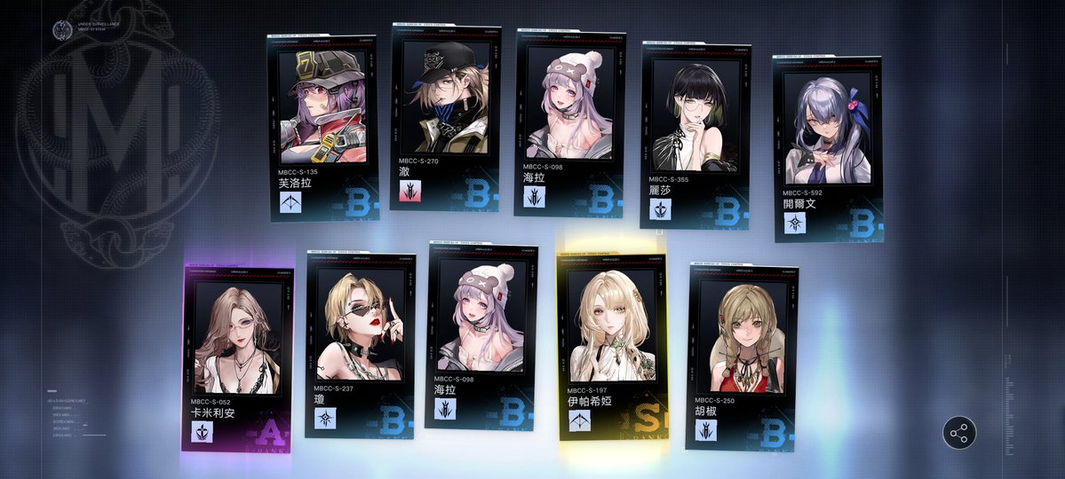 ManMan0138's tweet image. 主號10抽源津歪了科希，又一位滿枷...後面繼續20抽都沒出貨...QQ
小號30抽定向3S...秘金隊全員都到齊，歐洲小號，剛好可以給我測試低枷秘金隊...
#無期迷途 #无期迷途 #PathtoNowhere