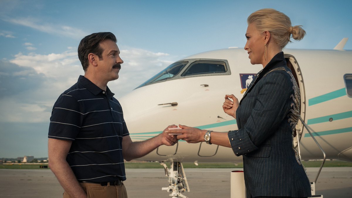 RottenTomatoes's tweet image. Our first look at #TedLasso Season 4 - premiering this summer on Apple TV.