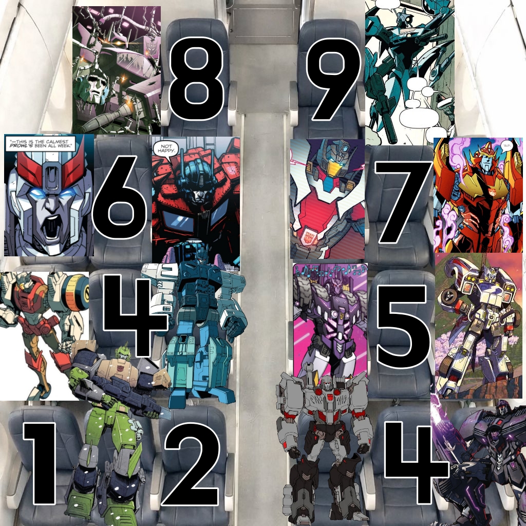 jane2001673's tweet image. 유행하는 비행기 좌석 idw트랜스포머 버전으로 만들어봤어요
밸런스 패치를 위해 양심적으로 디셉티콘은 4명만 넣었습니다