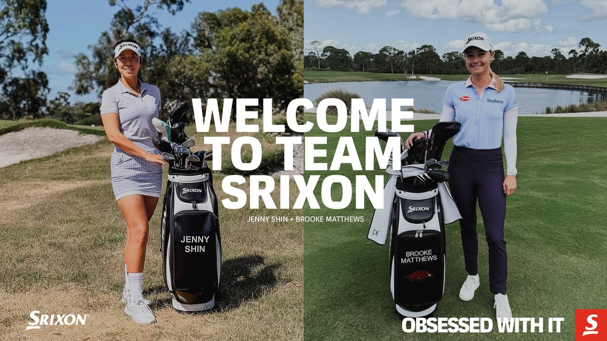 THPGolf's tweet image. The Staff is growing @SrixonGolf 
Brooke Matthews and Jenny Shin or joining an incredibly strong 2025 campaign that saw 7 LPGA victories with 2 Majors.