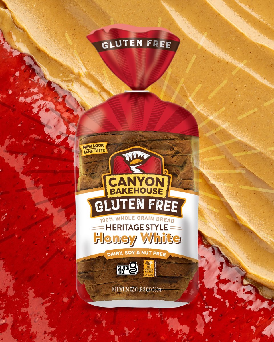 Peanut butter, jelly, and a whole lotta nostalgia on a loaf that’s larger than life. Heritage Honey White Bread + PB&amp;J = pure lunchtime magic. ✨🥪❤️