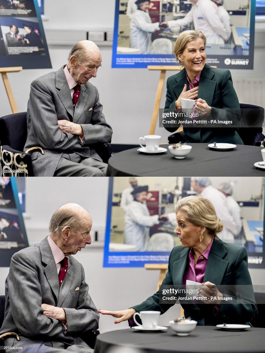 Mari_Edinburghs's tweet photo. ✨The joint engagement we didn’t know we needed, but now we love: The Duchess of Edinburgh + The Duke of Kent ❤️

I love how happy this duo looked today! 

📸Jordan Pettitt https://t.co/cEJDNrrweN