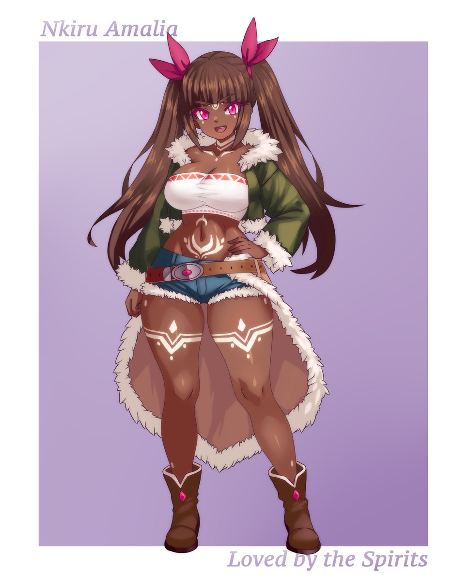 The spirits didn't just bless her 

They got carried away🗿