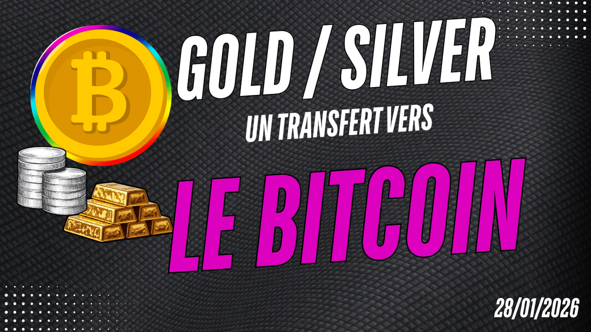 GOLD / SILVER UN TRANSFERT VERS LE BITCOIN 🔥 ? ANALYSE DE MARCHÉ  FINANCIER& CRYPTO Vidéo disponible içi : 👉 https://t.co/hU3TVeEHzT -  Commentez ma vidéo sur YouTube ✓ - Partagez et retweetez