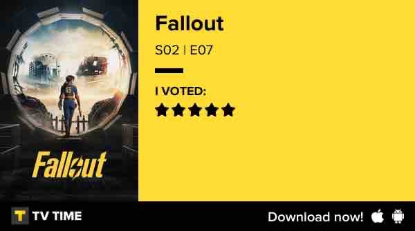 #FalloutSeason2 

جنون والله افضل حلقه للأن