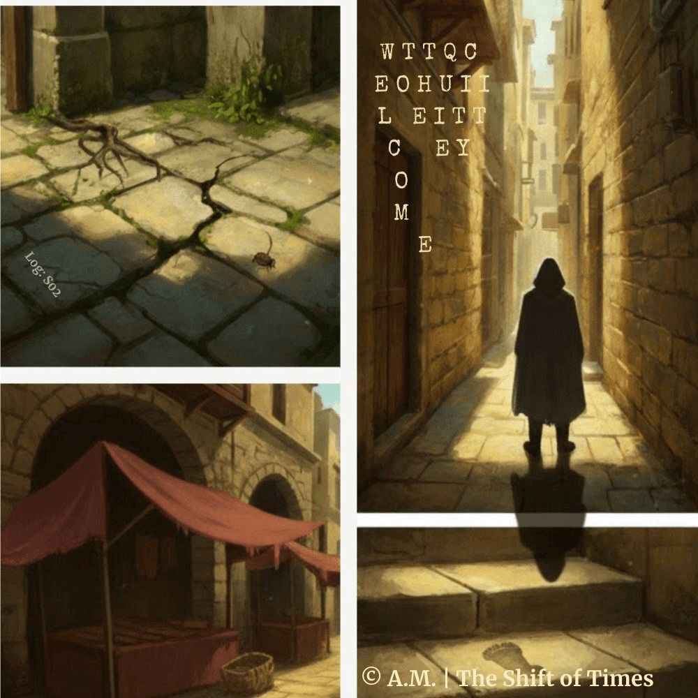 TheShiftOfTimes's tweet image. If you love mysteries and old legends... Decode the collage — join the hunt. ✨ #ShiftOfTimes 
 #FragmentHunt #PortalFantasy