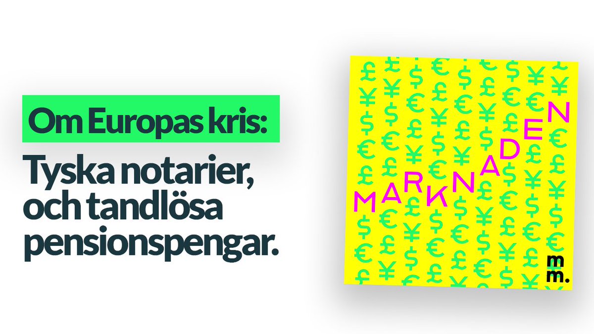 Marknaden_podd's tweet photo. Nytt avsnitt idag! Premiär för Petter Hjertstedt (f.d. Thetys Oil) och Lars Jörnow (ETQ Ventures). 

Om EU Inc, Davos, EU: konkurrenskris, bristen på riskkapital, regleringar, dyr energi... tyska notarier. Plus MYCKET annat. https://t.co/kAOZb8YFps