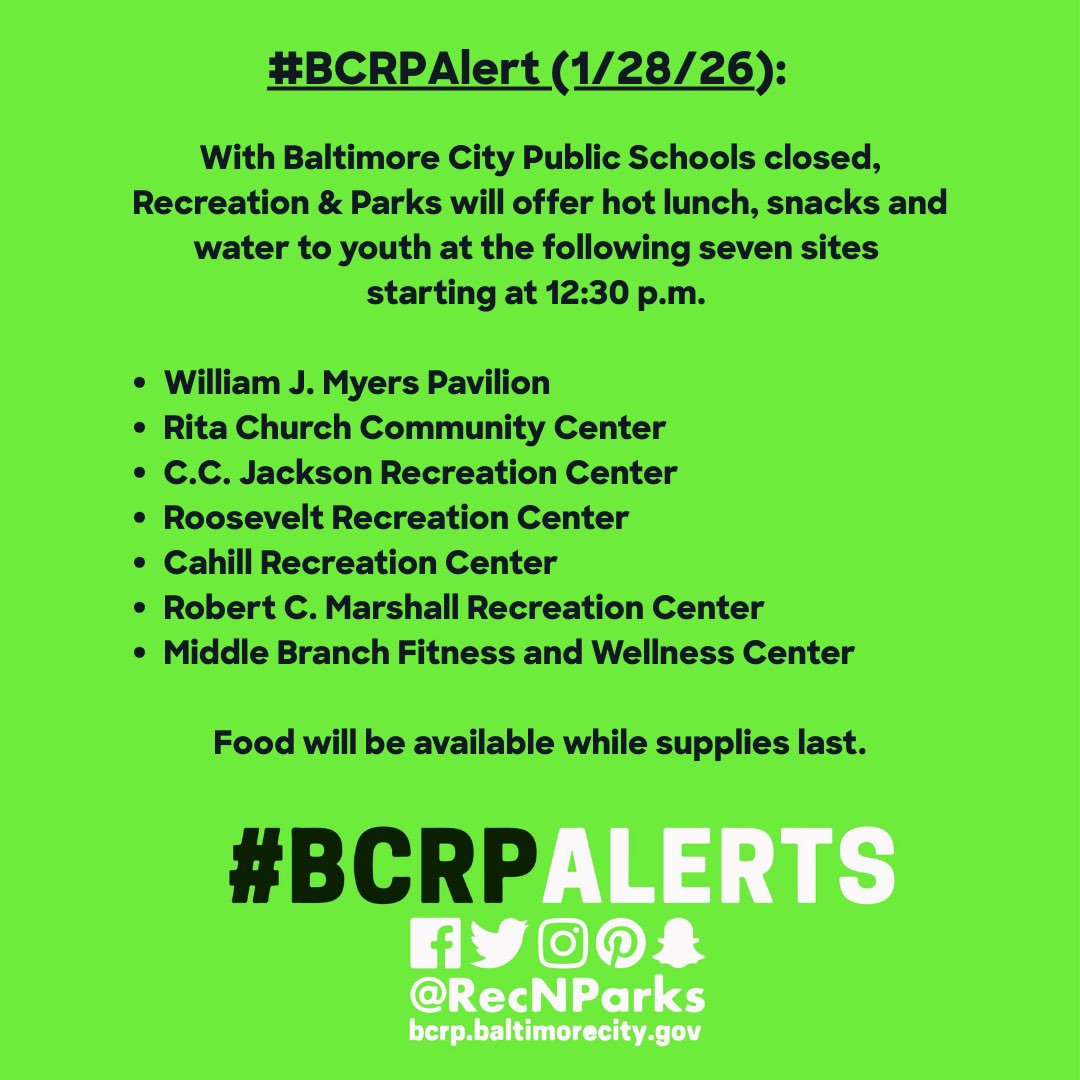 Baltimore Rec & Parks tweet media
