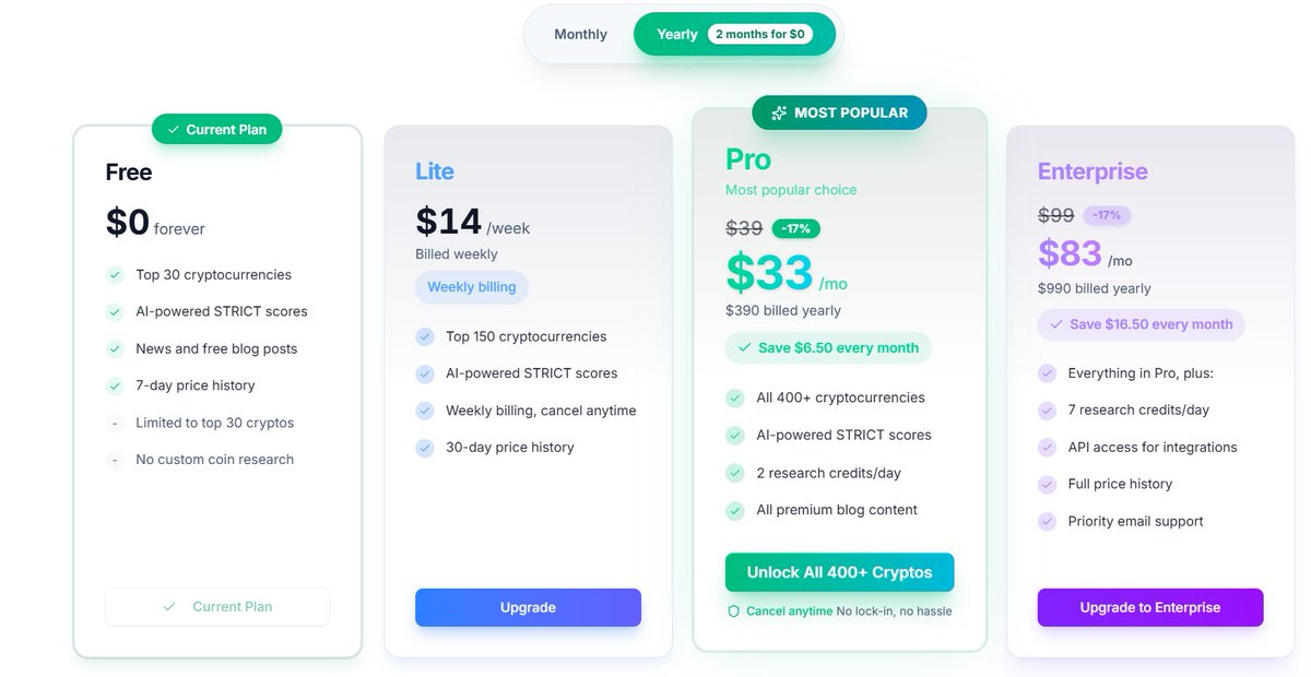 New pricing page. What would you change?