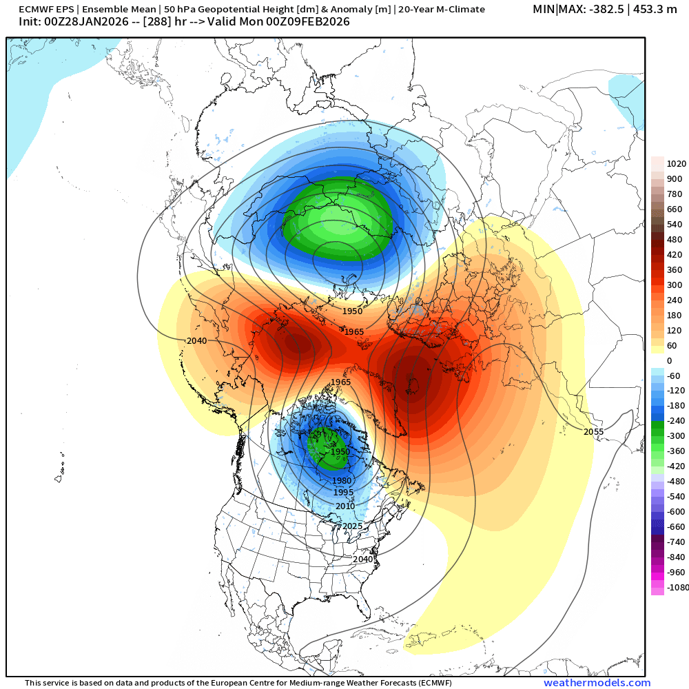 bam_weather's tweet image. 🧵We need to keep a very close eye on the stratosphere ahead for implications not only throughout February - but for early Spring as well.