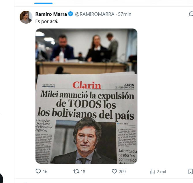 que feo ser racista <a href="/RAMIROMARRA/">Ramiro Marra</a>
