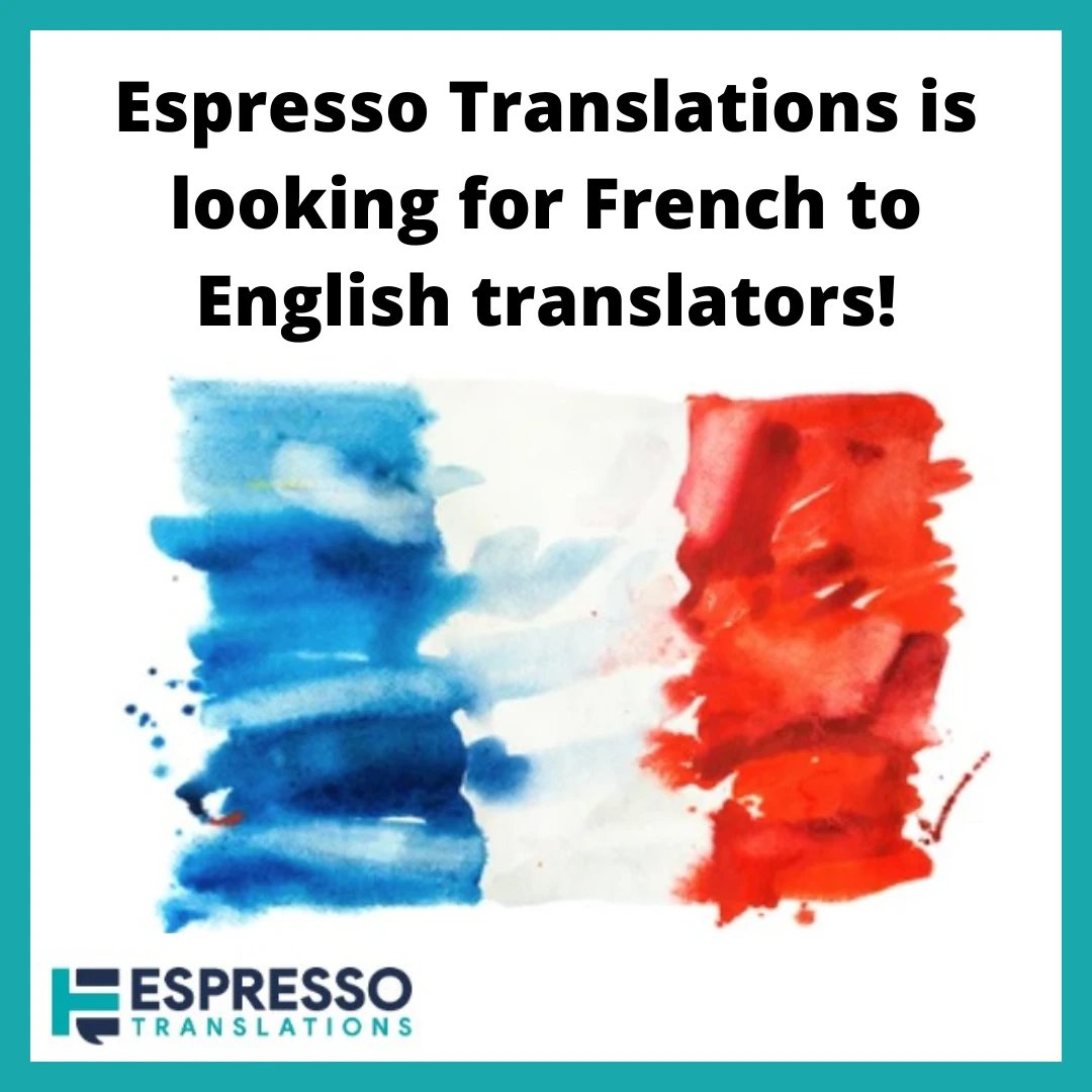 If you're a native English speaker and fluent in French, you can join our translation network by visiting our website:  

espressotranslations.com/work-with-us/ 

#translation #translationagency #translationwork