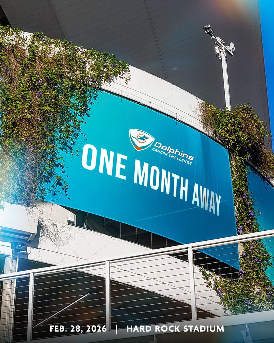 Dolphins Cancer Challenge tweet media