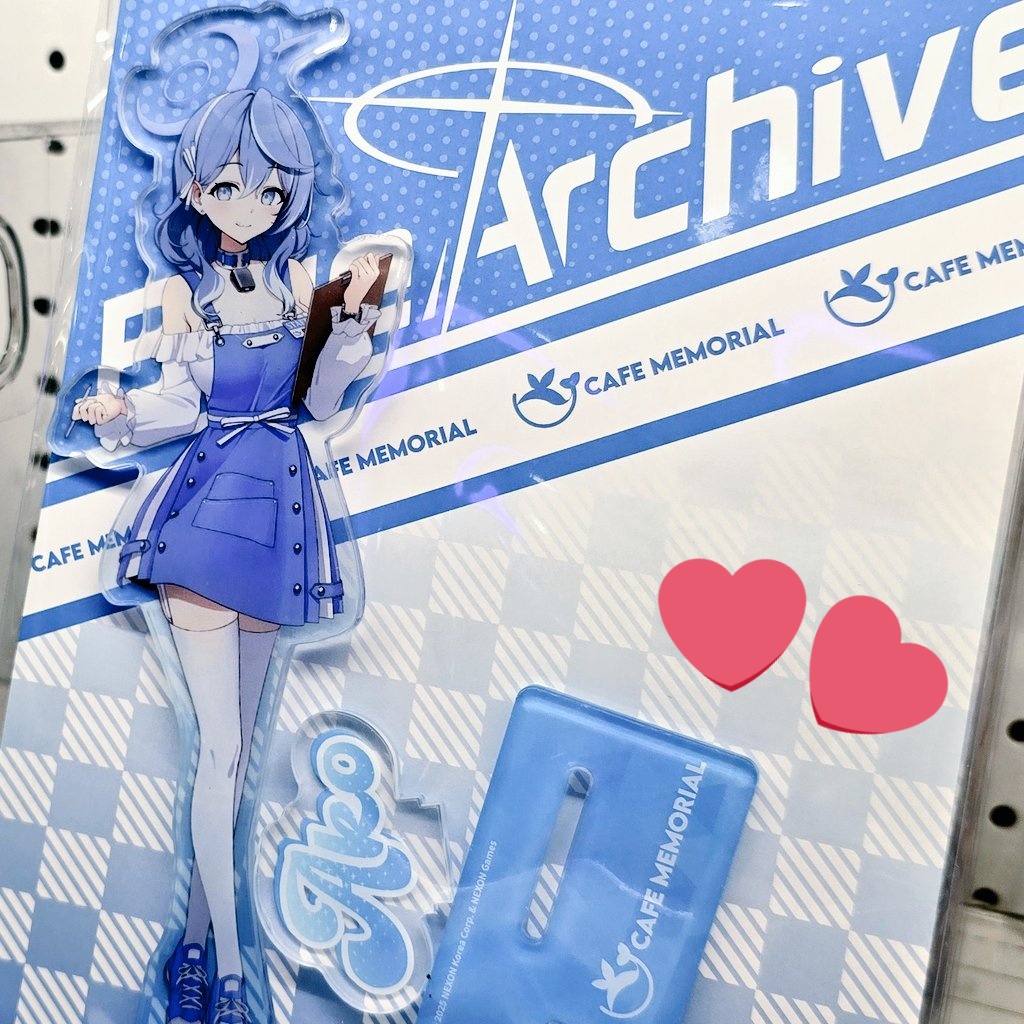 🇰🇷韓国公式 BLUE ARCHIVE CAFE／ 『カフェメモリアル』テーマグッズ