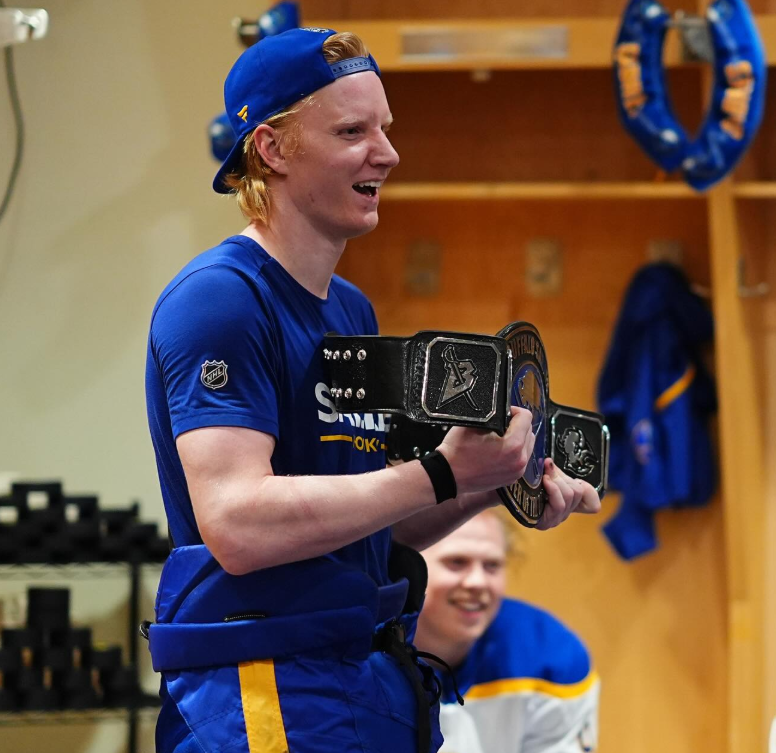 CHurls13's tweet photo. “Obviously what he’s going through personally, I can’t even imagine.” -- Tage

“Just an impressive human being.” -- Sammy

“This has got to put a big smile on Carolina’s face, too.” --- Lindy

OUR CAPTAIN. https://t.co/Yg6RcwV8Wh