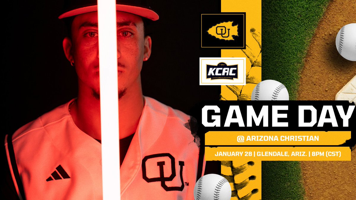 BravesAthletics's tweet photo. .@Ottawa_Baseball opens 2026 on the road TODAY at @ACUFirestorm. First pitch is scheduled for 8pm (cst). 
💻https://t.co/375Kmt3ylW
📊https://t.co/HA6JaslDmS
#BraveNation https://t.co/Hl7V9Vn1IP