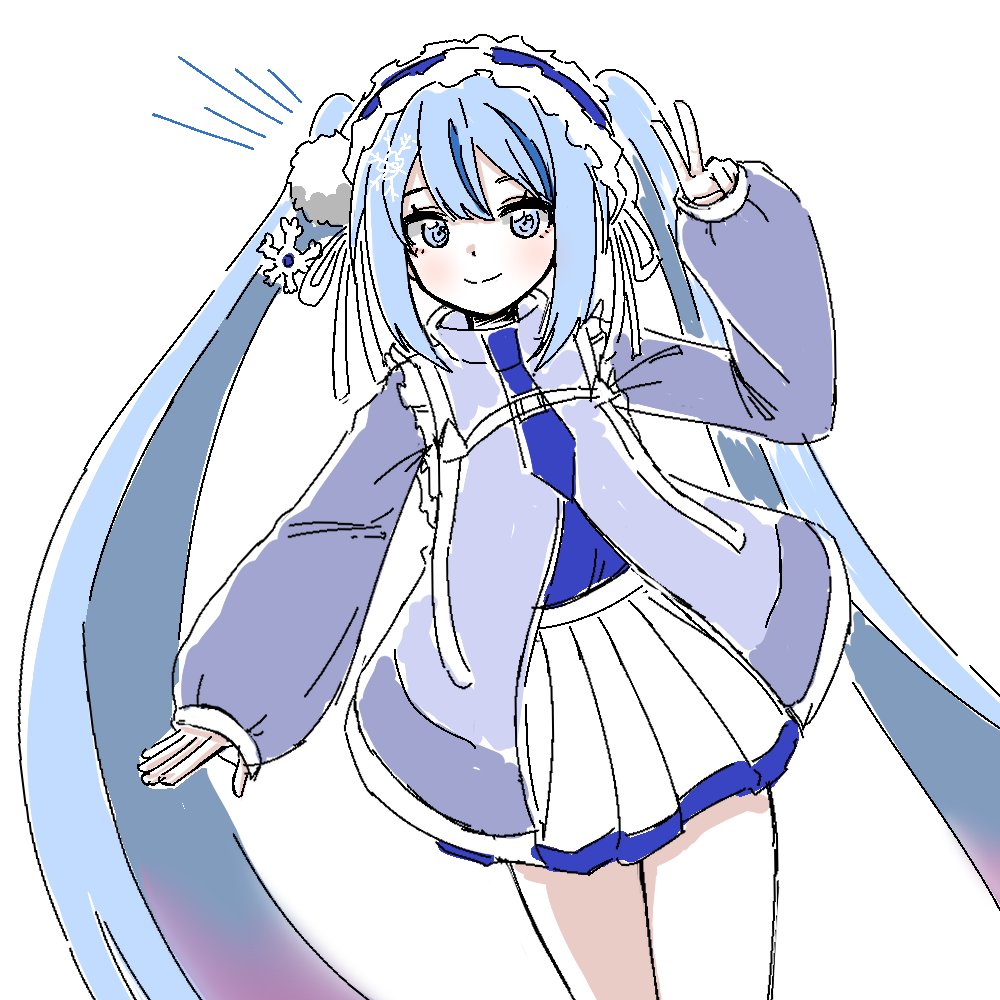 ddunddun423's tweet photo. #初音ミク
유키미쿠 낙서 https://t.co/DcPZa5iTE0