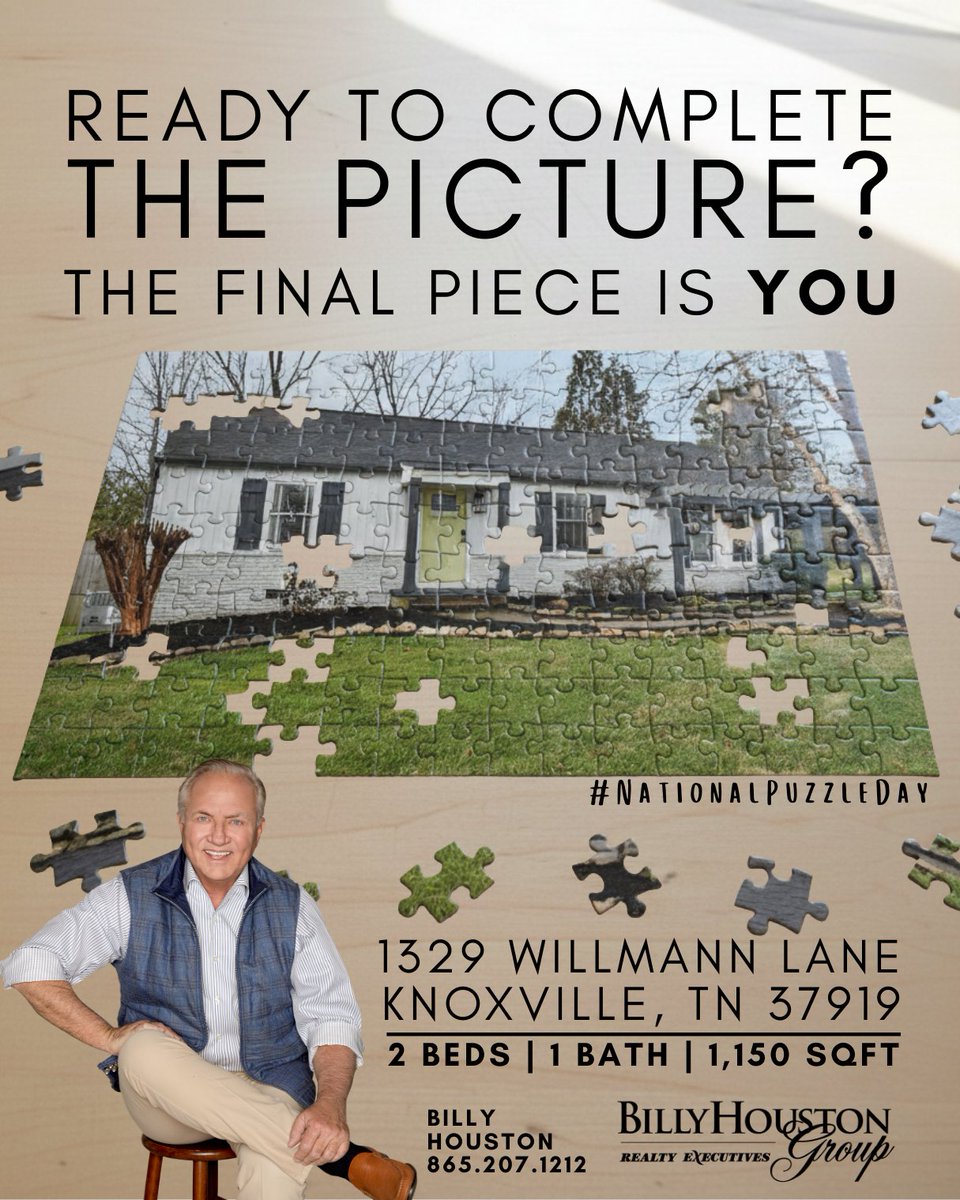 BHGroupRealty's tweet photo. Every great home has all the right pieces—location, comfort, and a layout that just works. 🧩 This Rocky Hill charmer checks all the boxes!

865.577.SOLD | https://t.co/iUYfmKucEz
124 N Winston Road, Suite 201 | Knoxville, TN 37919 https://t.co/zs7wLNy4O4
