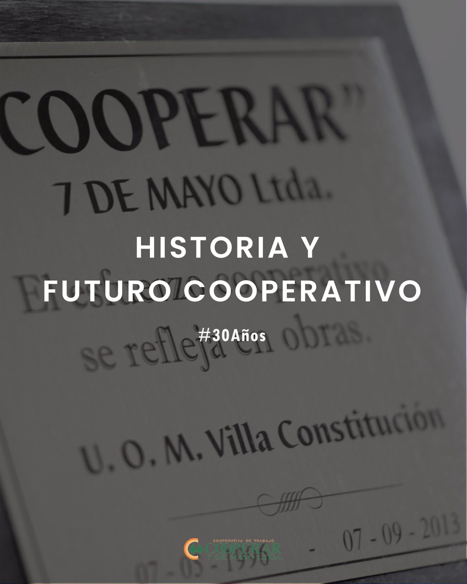 Desde 1996, Cooperar 7 de Mayo ha crecido paso a paso, adaptándose a los tiempos pero siempre manteniendo sus valores fundamentales.
.
.
.
#30AñosCooperando #HistoriaCooperativa #Cooperar7DeMayo