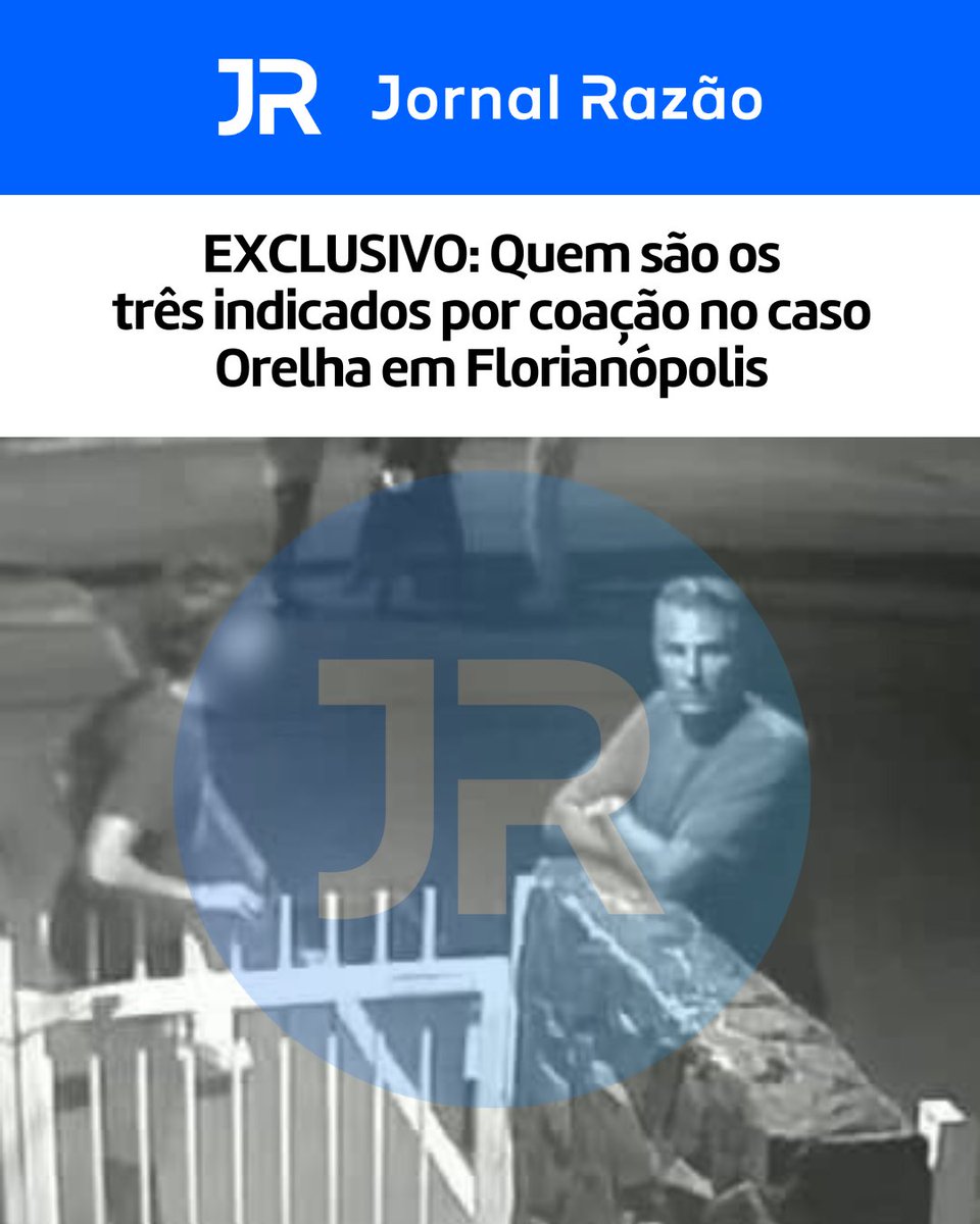 🚨🔵 EXCLUSIVO: A Polícia Civil de Santa Catarina indiciou três adultos por coação e ameaça a testemunhas no caso da morte do cão comunitário Orelha, ocorrido na Praia Brava, em Florianópolis (SC). 

O Jornal Razão confirmou que os indiciados são André Zenha Wieliczka, Tony