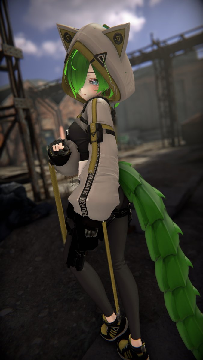 That one waifu lizard from Endfield cosplay attempt~