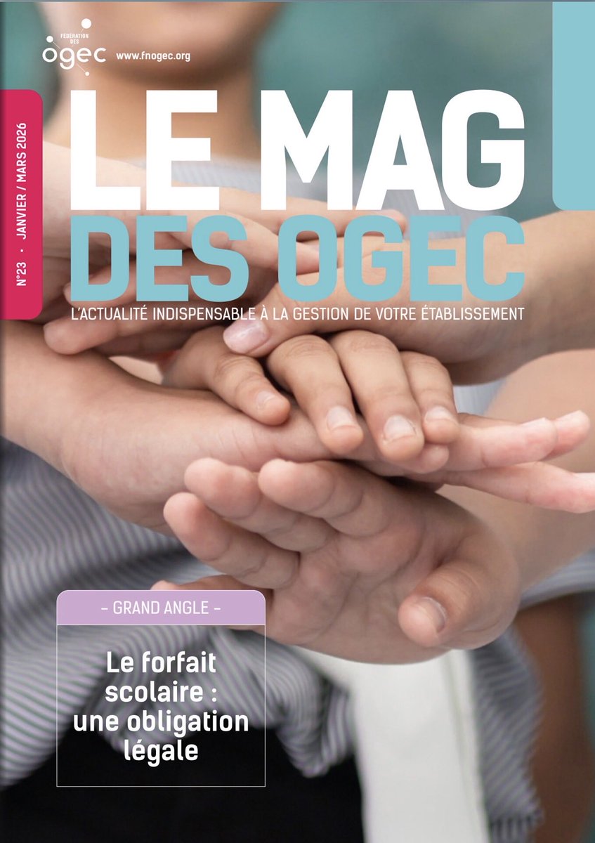 📣 Le nouveau Mag des Ogec est désormais disponible en ligne, dans son nouveau format !

Actualités, projets et temps forts à découvrir sans attendre :
fnogec.org/mag/23/

Bonne lecture à toutes et à tous 📖