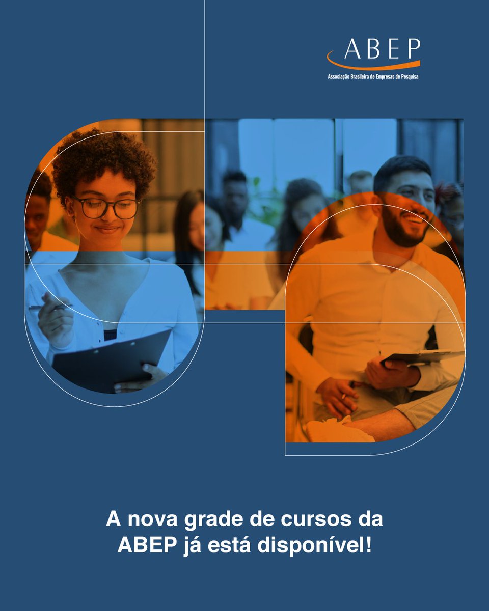 As turmas ao vivo começam em março. As inscrições já estão abertas.
Você também pode acessar os conteúdos gravados na ABEP EDUCA.
Atualize-se em pesquisa, ética, regulação, IA e diversidade.
🔗 Saiba mais: abep.org