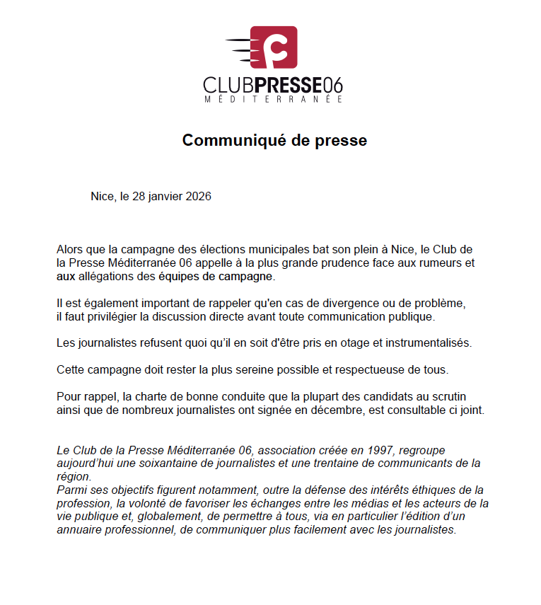 Club de la Presse Méditerranée 06 tweet media