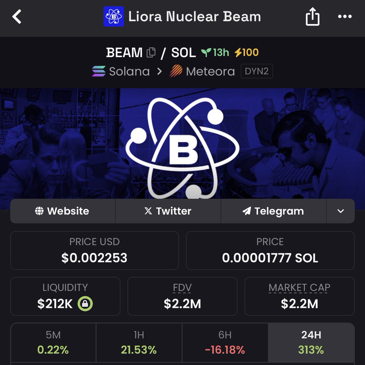 If you were 100% certain $BEAM could reach Billions how much would you buy right now? 

CA: CV38eqqRKfhvqZ5yyuwuNFGTfof1wYvNguJXt2mZDRMj