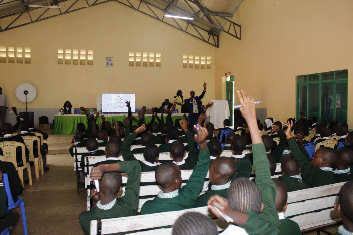 OPLMKe's tweet photo. Day One in Nandi County 
We kicked off our Nandi school tours at Nandi Hills Primary School, engaging pupils through film, history, and conversation—bringing Kenya’s story closer to young learners, right where it happened. We also planted some trees in the end, a living reminder that history, like growth, is nurtured over time. What’s the first history lesson you remember from primary school?