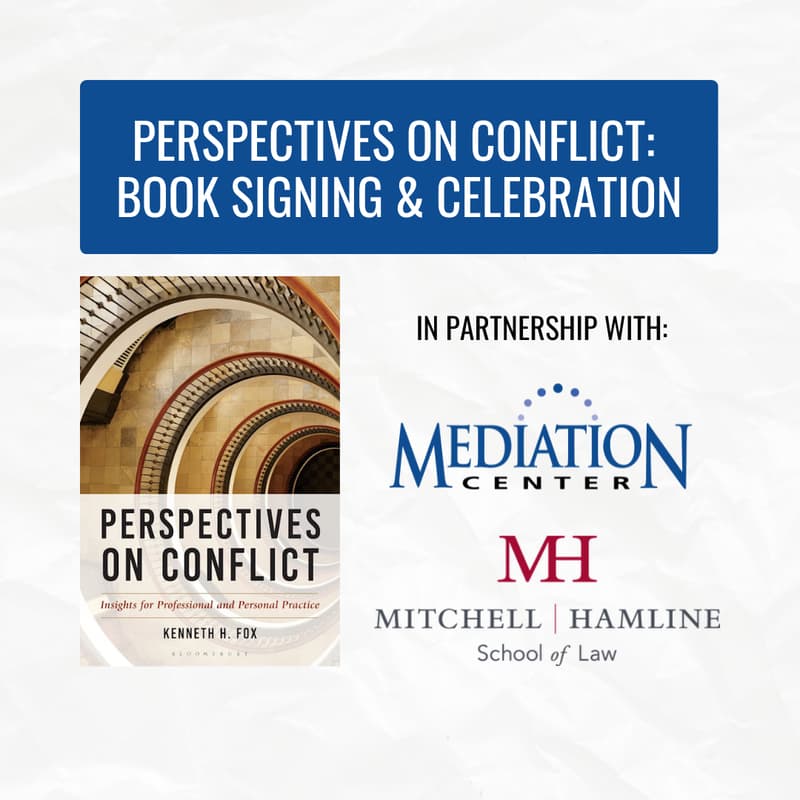 Join us for an in-person, informal gathering celebrating the release of Perspectives on Conflict by Kenneth H. Fox, JD, #1 New Release on Amazon in Arbitration, Negotiation, and Mediation.  The event is Thursday, January 29th. luma.com/i4xd98pe