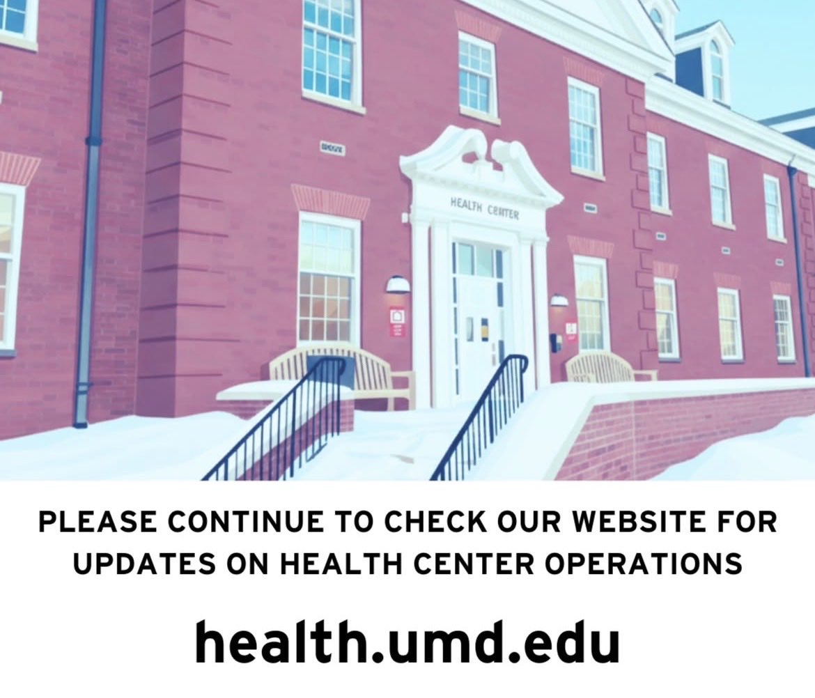 UMD Health Center tweet media