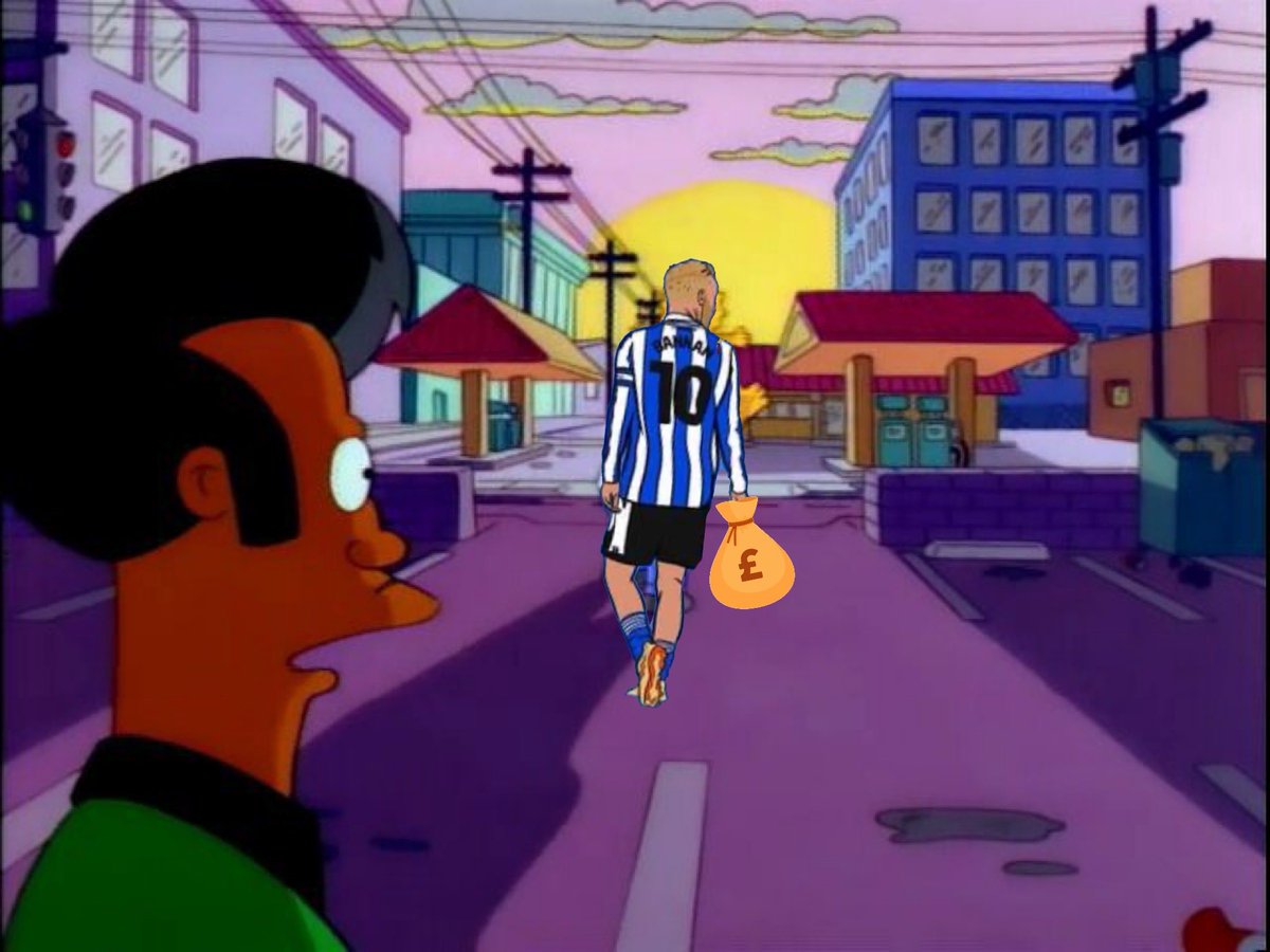 He took home £40k a week, he bottled the Championship playoff final, he captained them to relegation, he left the sinking ship once he’d bankrupted them. 

Still, there goes the best player Sheffield Wednesday ever had 💙🦉