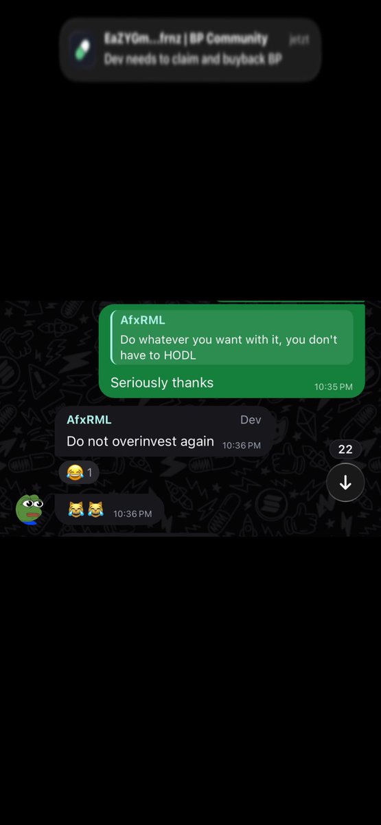 Greedoggo's tweet image. Yesterday in the Pump.fun chat of $BP, a user @SnoopBob24 said he could only buy 170,000 BP.

The dev @BPuppy80020 replied publicly:

“I’ll send you some more.”

Shortly after, he airdropped additional $BP to that wallet on top of the 170,000.

Now today:

The…