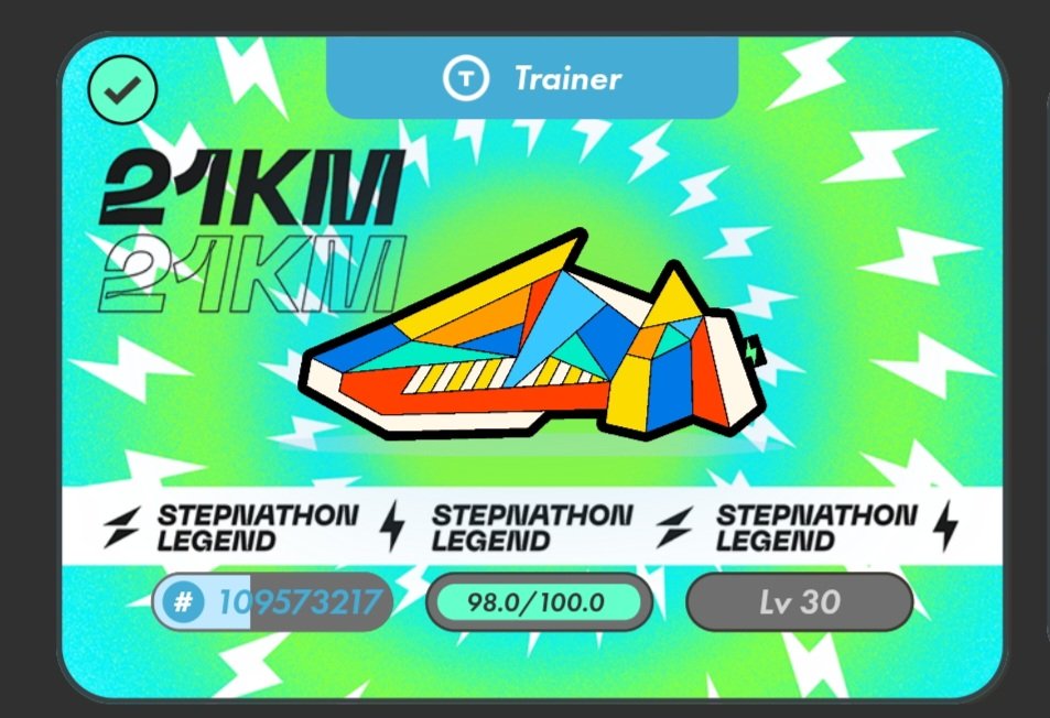 Vector3nn's tweet image. 本日の STEPNGO &amp;amp; OG
日課完了❗

Background❗
いい感じ🥳

#STEPN