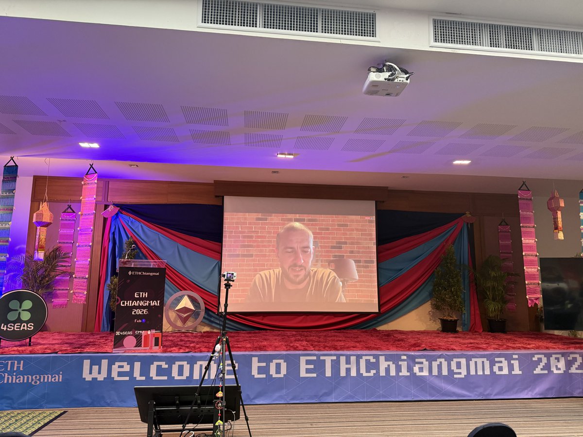 ETHChiangmai's tweet photo. ETHChiangmai Hackathon opening day recap. 🥳

From AMM math foundations to Cypherpunk ID and state failure, today sets the tone.

NOW one week to build something cool, let's turn ideas into code!

Can’t wait to see what you create on our demo day. ⚡ https://t.co/yy8w0lddMA