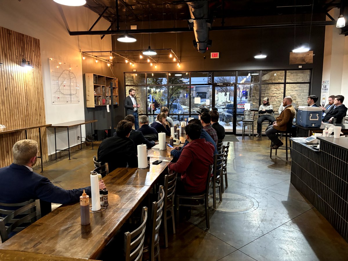 We were grateful to have city councilman David Glasheen last night, the road conditions didn’t keep us from meeting! 

Our next event will be the Valentine’s Banquet on 2/12, this is open to all ages, not just 40 and under, buy your tickets now at LubbockYR.com !